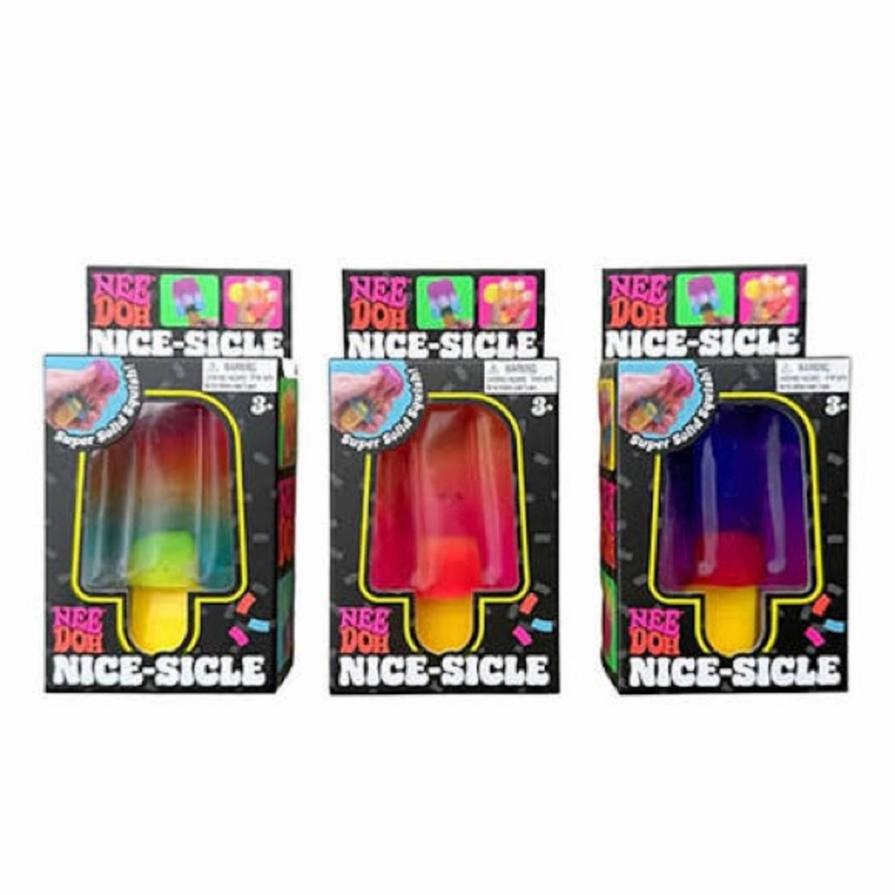 VIRAL Needoh NICE-SICLE Nee Doh Ice Cream Sensory Toy Stress Nice 3 PACK - Picture 3 of 3